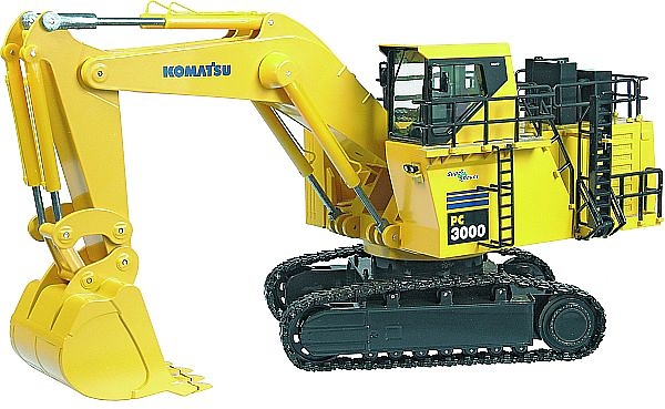 Komatsu PC3000-6 excavadora mineria, frontal, Nzg 613 escala 1/50 