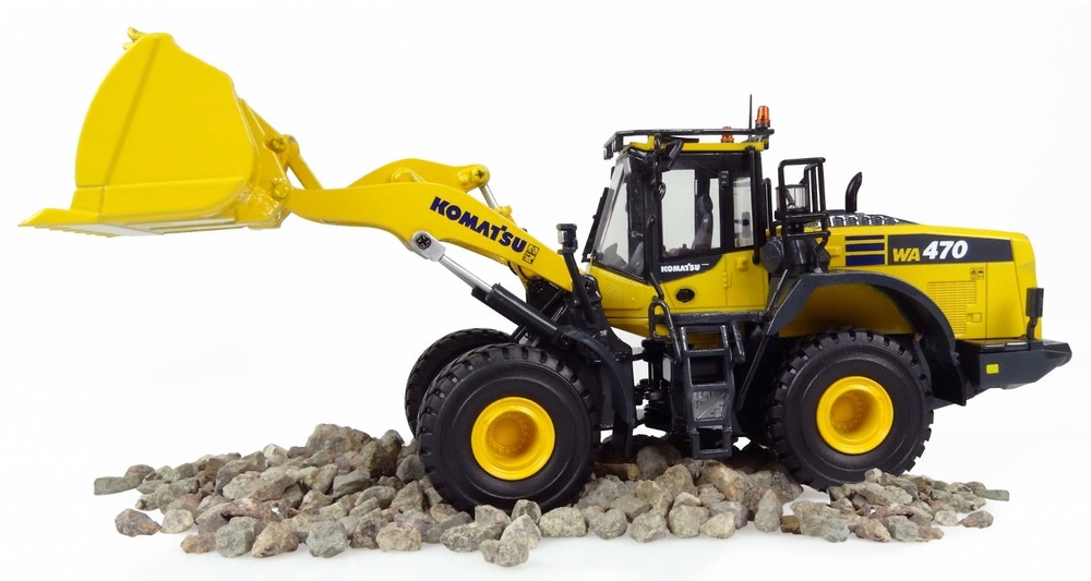 Komatsu WA 470-8 Pala cargadora Universal Hobbies 8114 escala 1/50 
