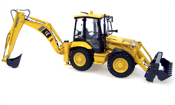 Komatsu WB 97S Retroexcavadora, Universal Hobbies 1/50 8015 