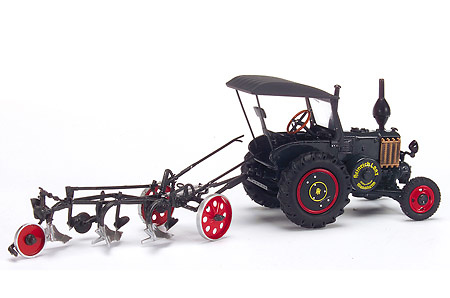 LANZ BULLDOG Tractor con arado Schuco 1/43 