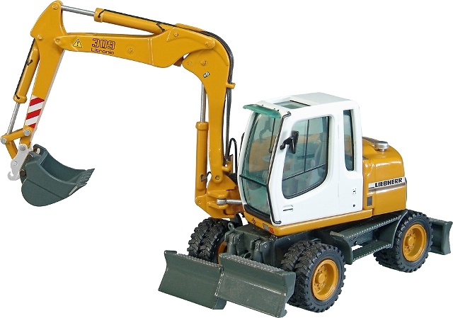 LIEBHERR A309 Excavadora Giratoria Ruedas NZG 1/50 