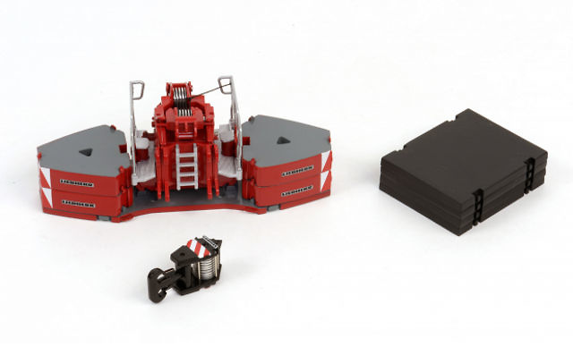 LTM 1350 grua ballast Set, Wsi Models 1/50 