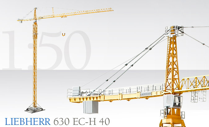Liebherr 630 EC-H 40 Grúa torre, Conrad 2050 escala 1/50 