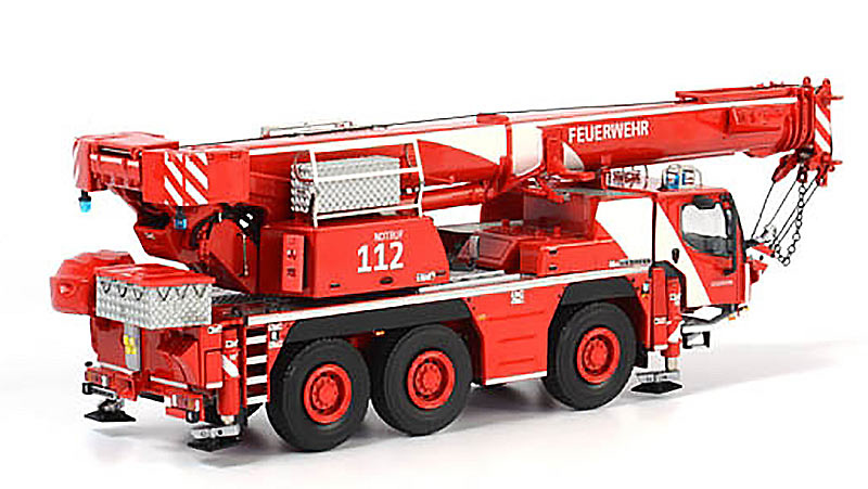 Liebherr LTM 1050 -3.1 Grua Autopropulsada Bomberos WSI Models 1067 escala 1/50 