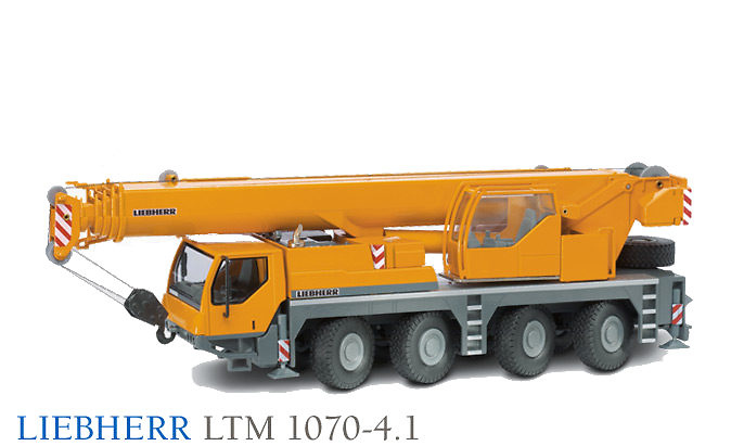 Liebherr LTM 1070-4.1 Grúa Autoprop. Conrad 2100 escala 1/50 