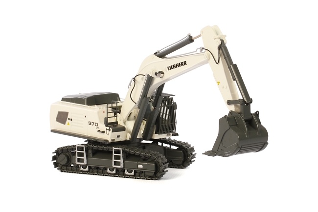 Liebherr R970 SME excavadora blanca Wsi Models 04-1156 escala 1/50 