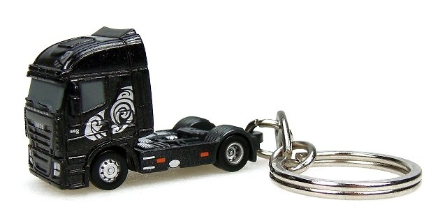 Llavero Iveco Stralis negro Cabeza Tractora, Universal Hobbies 5549 