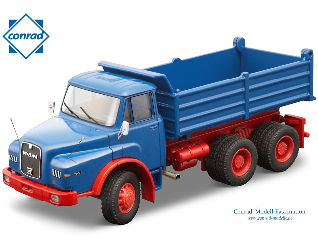 MAN Hauber Volquete 6x4 1/50 Conrad 