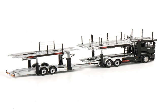 MAN TGS L Kässbohrer Portavehiculos (2+2 ejes), Wsi Models 04-1073 escala 1/50 