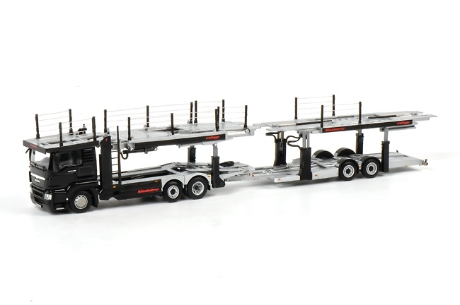 MAN TGS L Kässbohrer Portavehiculos (2+2 ejes), Wsi Models 04-1073 escala 1/50 