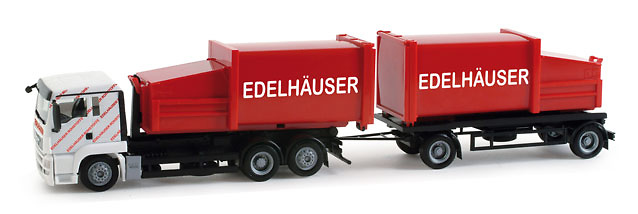 MAN TGS L contendor basura, Herpa 1/87 