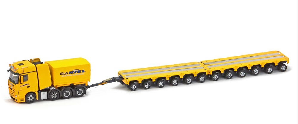 MB Actros BigSpace 8x4 + ballast box + Kamag K25 2x6 Van Riel Imc Models 0107 