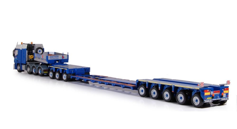 MB Actros LH Megaspace con Goldhofer XLE dieplader 3+5, Teklno 1/50 62361 