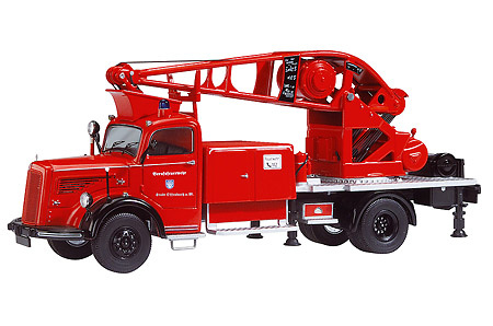 MB L6600 Grua Bomberos Schuco 1/43 