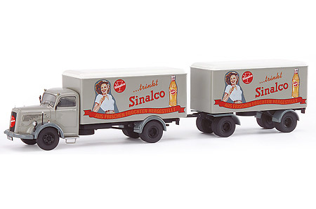 MB L6600 c/remolque Sinalco Schuco 1/43 