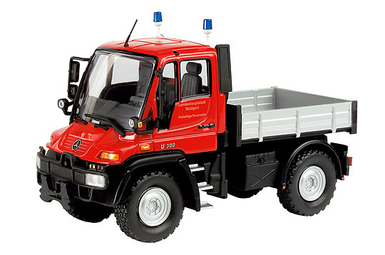 MB UNIMOG 404S TLF8 Motobomba Bomberos Schuco 1/43 
