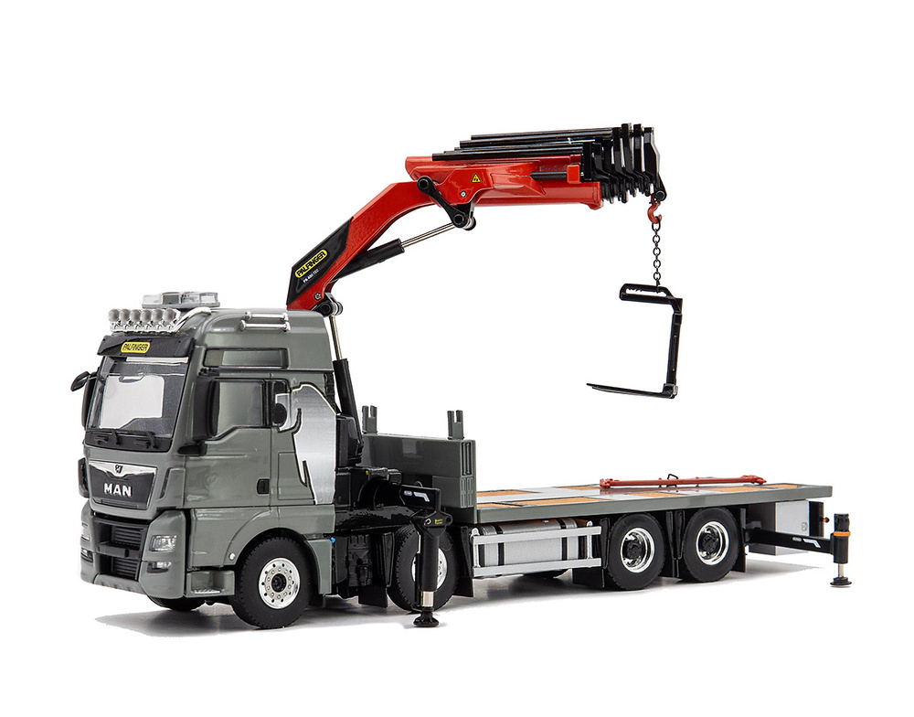 Man TGX XXL Euro 6C con grua Palfinger PK 480 TEC + contenedor 20pies Wsi Models 04-2216 escala 1/50 
