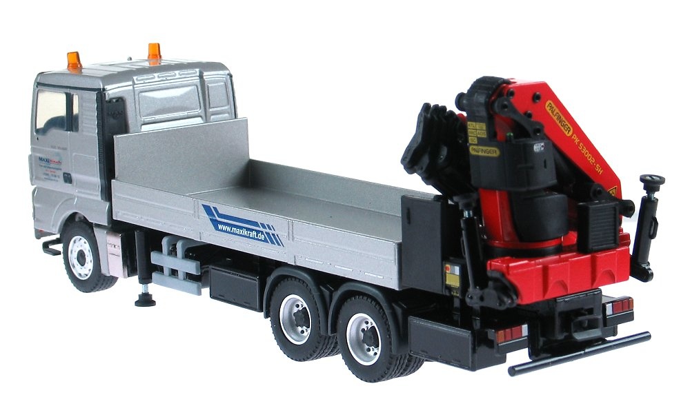 Man Tgx 3-ejes con grua Palfinger PK530002 SH, Conrad Modelle 1/50 70204 