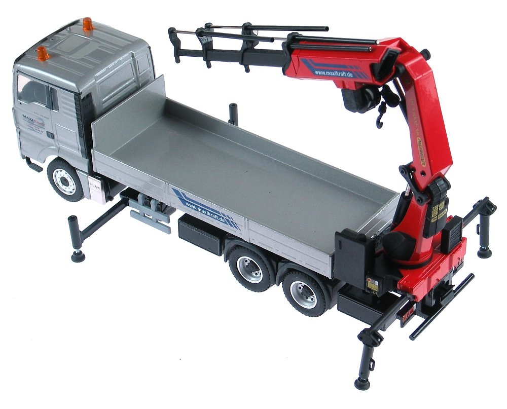 Man Tgx 3-ejes con grua Palfinger PK530002 SH, Conrad Modelle 1/50 70204 