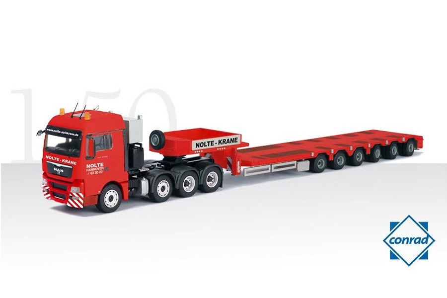 Goldhofer plataforma + Man Tgx XLX 8x4 Nolte Conrad Modelle 70178 