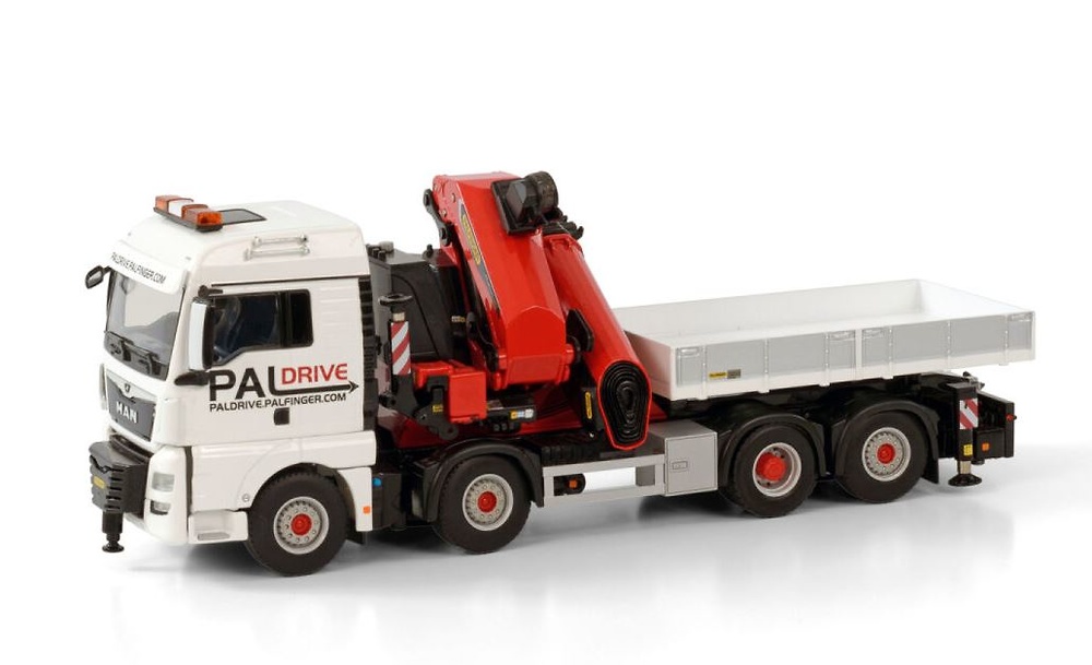 Man Tgx xlx euro 6c + grua carga Palfinger 165.002 TEC7 + JIB Wsi Models 04-2138 