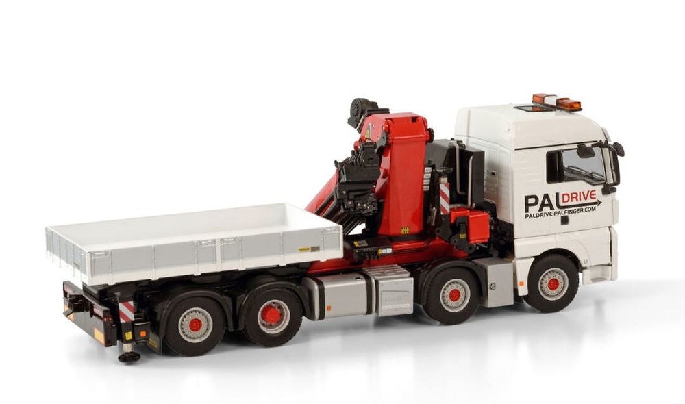 Man Tgx xlx euro 6c + grua carga Palfinger 165.002 TEC7 + JIB Wsi Models 04-2138 