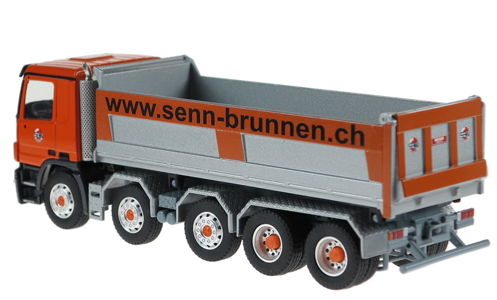 Mercedes Benz Actros Moser volquete - 5 ejes, Conrad Modelle 72207 escala 1/50 