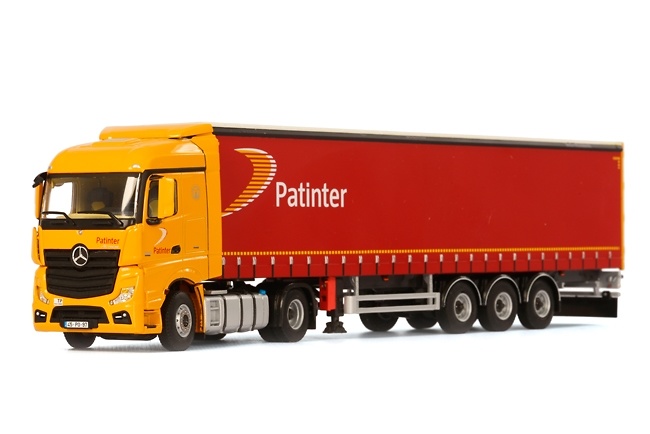 Mercedes-Benz Actros StreamSpace + tautliner - Patinter Wsi Models 01-1816 