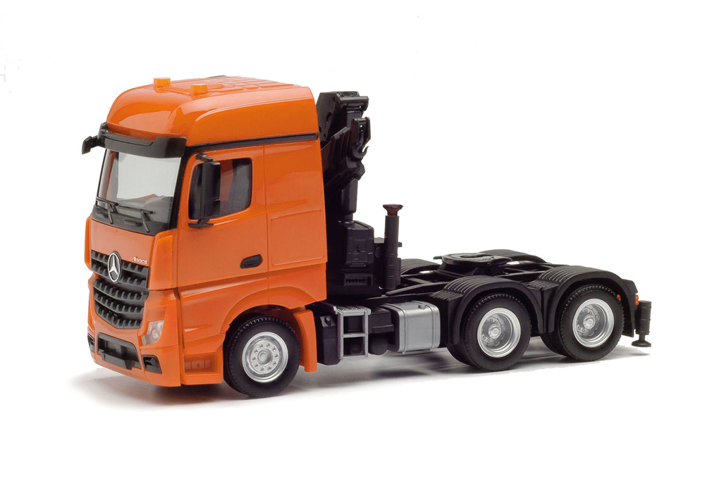 Mercedes-Benz Arocs con grua de carga Herpa 313315-002 escala 1/87 