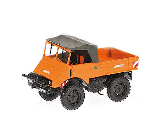 Mercedes Unimog 401 - 1951 - naranja, Minichamps 439030205 escala 1/43 