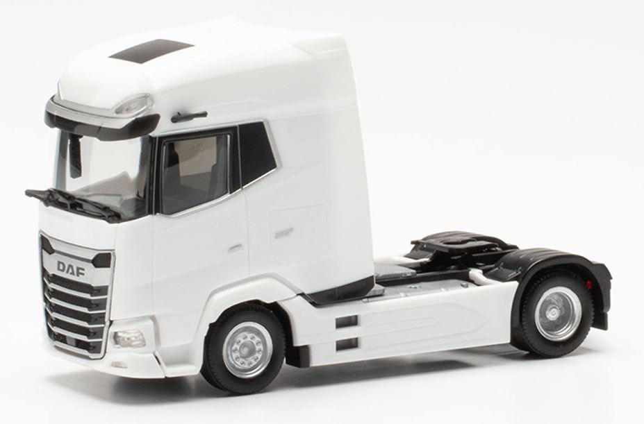 Miniatura Cabeza tractora DAF XG+, blanco Herpa 316033 escala 1/87 