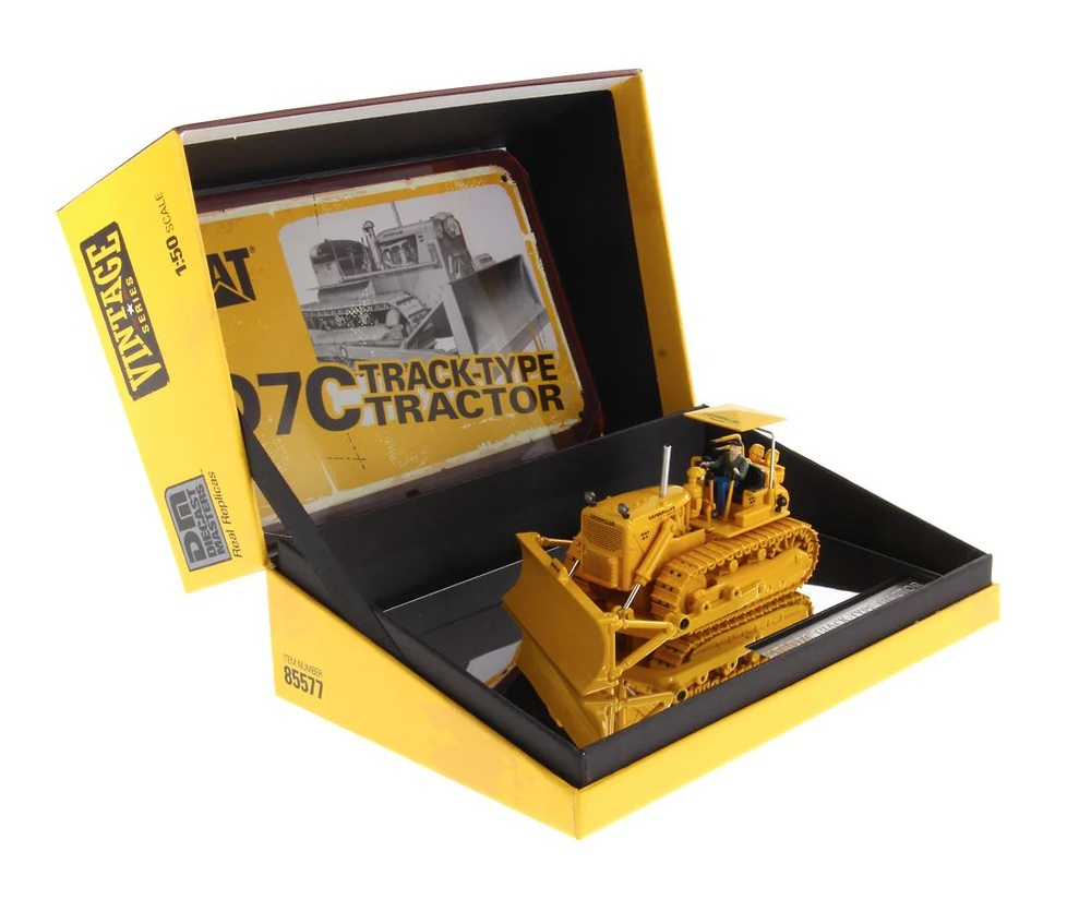 Miniatura Cat D7C Bulldozer Diecast Masters 85577 escala 1/50 