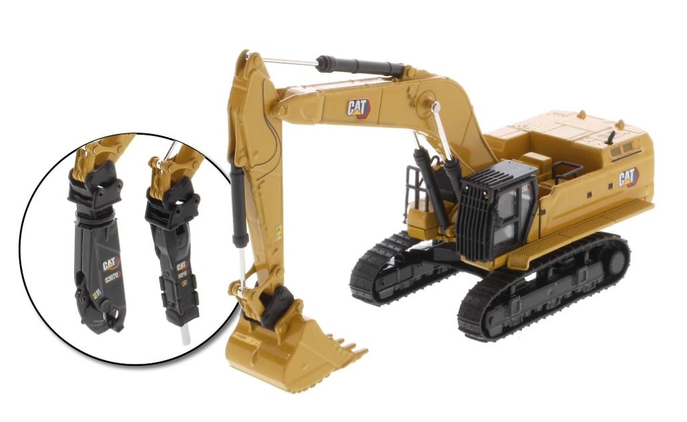 Miniatura Caterpillar Cat 395 Excavadora Diecast Masters 85688 escala 1/87 