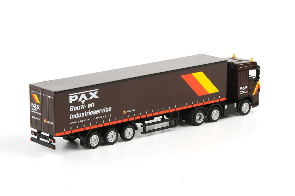 Miniatura Daf XF 105 SC + trailer tautliner Wsi Models 988 escala 1/87 