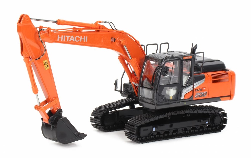Miniatura Excavadora Hitachi ZX200LCH-7 Tmcscalemodels escala 1/50 