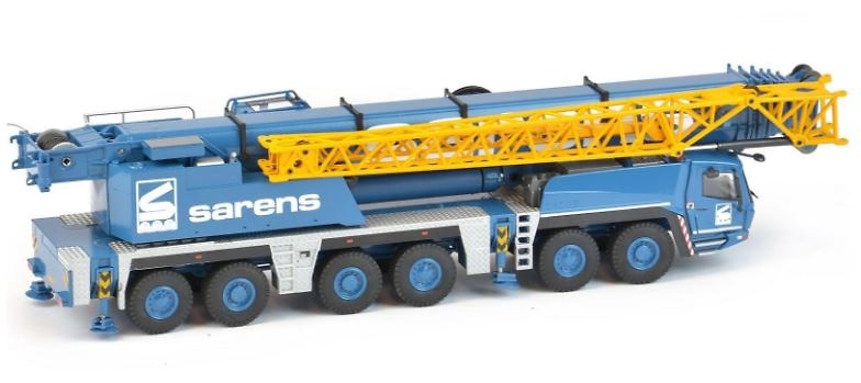 Miniatura Grua movil todo terreno Grove Gmk 6300L Sarens Conrad Modelle 2114-05 escala 1/50 
