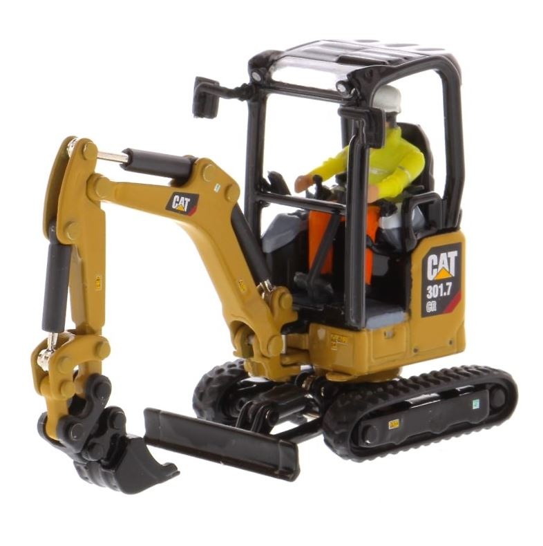 Miniatura MiniexcavadoraCat 301.7 cr Diecast Masters 85597 escala 1/50 