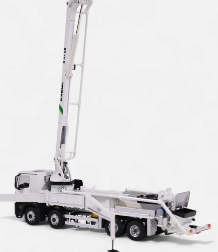 Miniatura Schwing S43 SX bomba de hormigón Nzg Modelle 951100 escala 1/50 