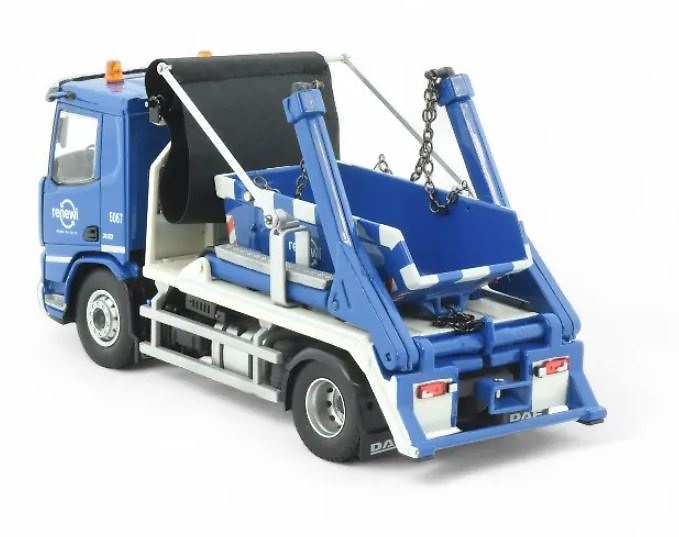 Miniatura camion DAF XD con portacontenedor Tekno 87547 escala 1/50 