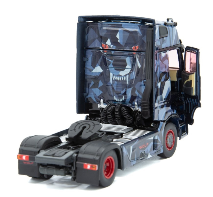Miniatura camion Mercedes-Benz Actros Gigaspace - Wolf Imc Models 0143 escala 1/50 