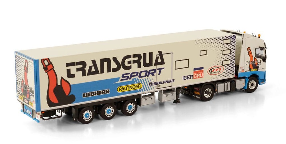 Miniatura camion Volvo FH4 Globetrotter - Transgrua - Wsi Models 3622 