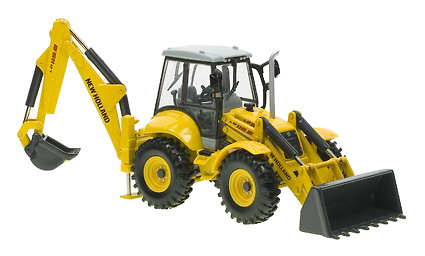New Holland LB115B Retroexcavadora, Ros Agritec 00190.9 escala 1/50 