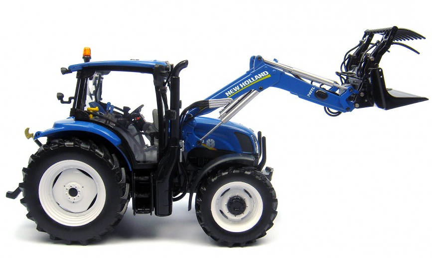 New Holland T6.140 con cargadora Universal Hobbies 4232 escala 1/32 