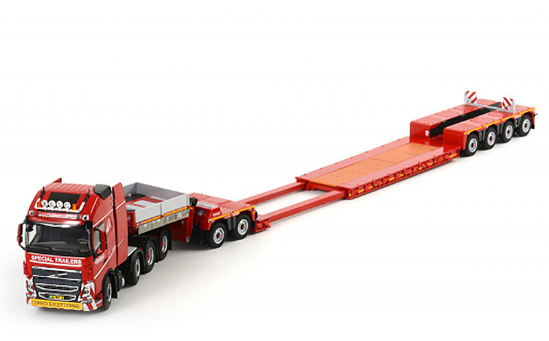 Nooteboom 2+4 EURO-PX with ICP Interdolly + Volvo FH4 8x4 Wsi Models 1/50 