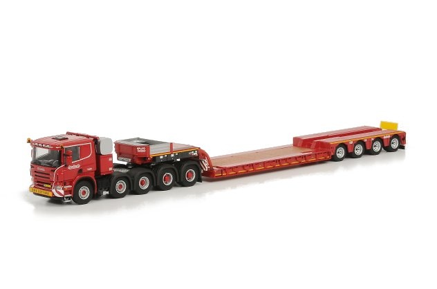 Nooteboom 4-axle low-loader with Scania P 10x4 truck, Wsi