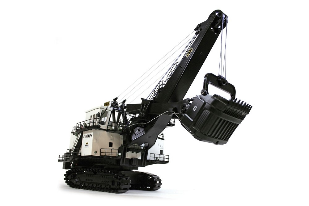 P&H excavadora mineria 4100XPB blanco - negro TWH W9005k escala 1/87 