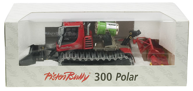 PISTEN BULLY 300 Polar 2 Cañones Ros 1/43 