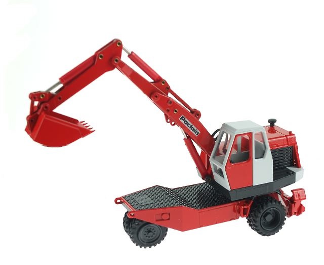 Poclain TY 45 excavadora hidraulica 3 ruedas, Conrad 1/50 