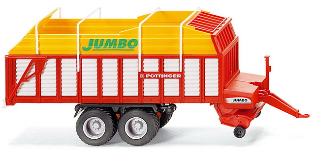 Remolque Heno 2 ejes Pöttinger, Wiking 1/87 