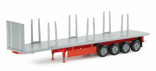 Remolque Plataforma 4 ejes Herpa 1/87 